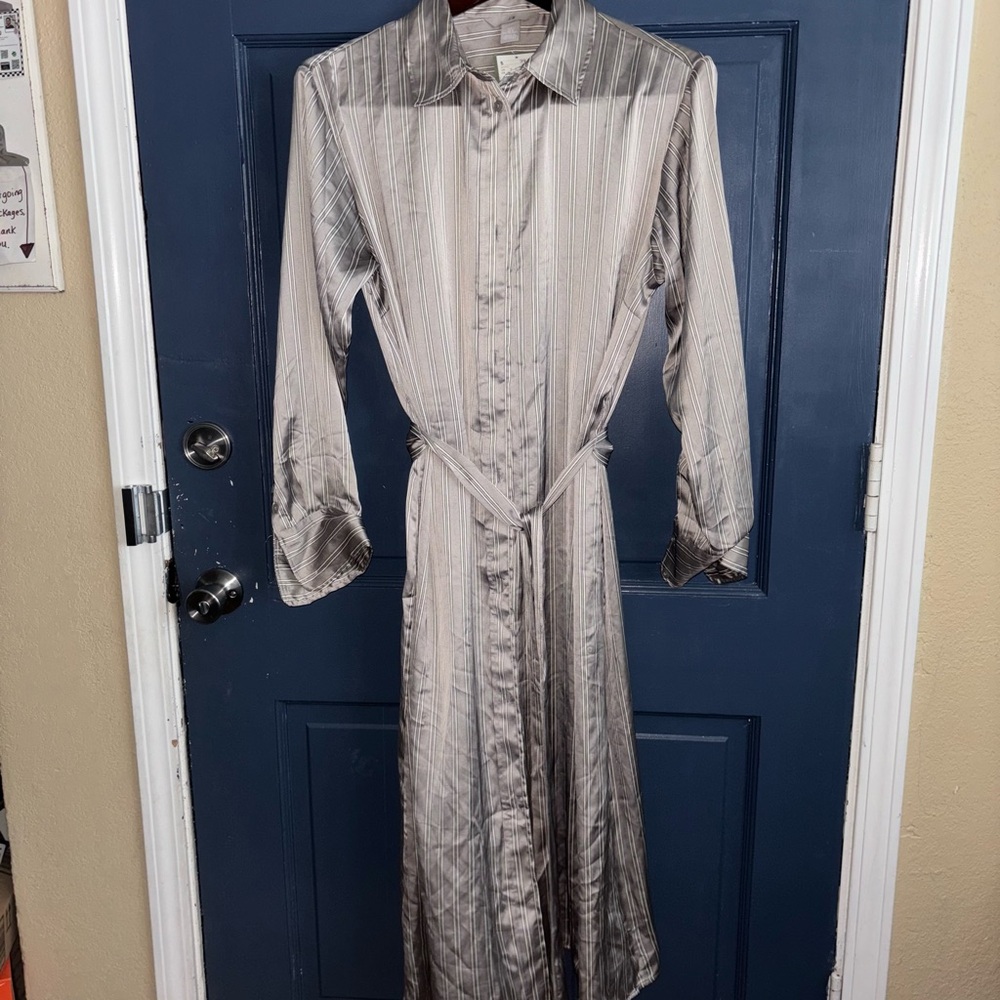 H&M Women’s Silver Shirt dress